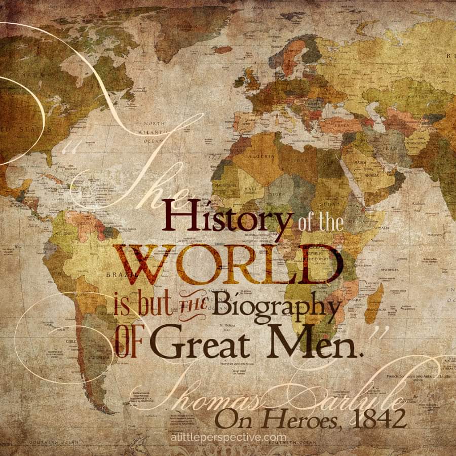 'The history of the world is but the biography of great men.'

Thomas Carlyle, On Heroes, 1842

#LivingBooks #WhyWeHomeschool #NothingNewPress