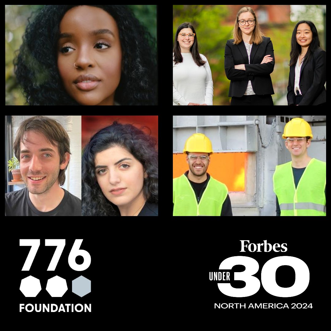 Alexis Ohanian 🗽 (@alexisohanian) on Twitter photo Shoutout to all of the incredible <a href="/776foundation/">776 Foundation</a> founders featured on this year's <a href="/Forbes/">Forbes</a> 30 Under 30 List who are building to fight climate change 💪 ♻️
🌎 <a href="/wawagatheru/">Wawa Gatheru</a>
🌱 Julia Yan
🤖 <a href="/royanaieni/">Roya Amini-Naieni</a>
🏗️ <a href="/rostam800/">Rostam Reifschneider</a> Shoutout to all of the incredible <a href="/776foundation/">776 Foundation</a> founders featured on this year's <a href="/Forbes/">Forbes</a> 30 Under 30 List who are building to fight climate change 💪 ♻️
🌎 <a href="/wawagatheru/">Wawa Gatheru</a>
🌱 Julia Yan
🤖 <a href="/royanaieni/">Roya Amini-Naieni</a>
🏗️ <a href="/rostam800/">Rostam Reifschneider</a>