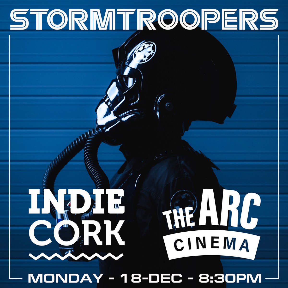 STORMTROOPERS screens <a href="/IndieCork/">IndieCork Film Festival</a> in the brand new @arccinemacork on Monday 18-DEC at 8:30pm. 
#cork #irish #film