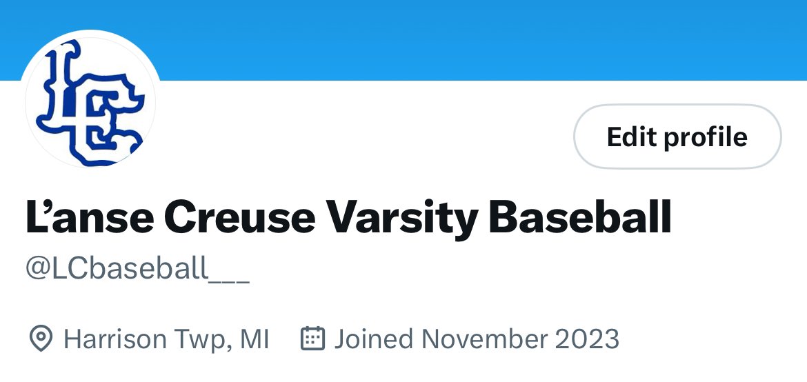CoachMach's tweet photo. Extremely honored and excited to have been named the next Varsity baseball coach at L’anse Creuse HS!! Follow our new twitter page here. https://t.co/kpLZyqCk7d