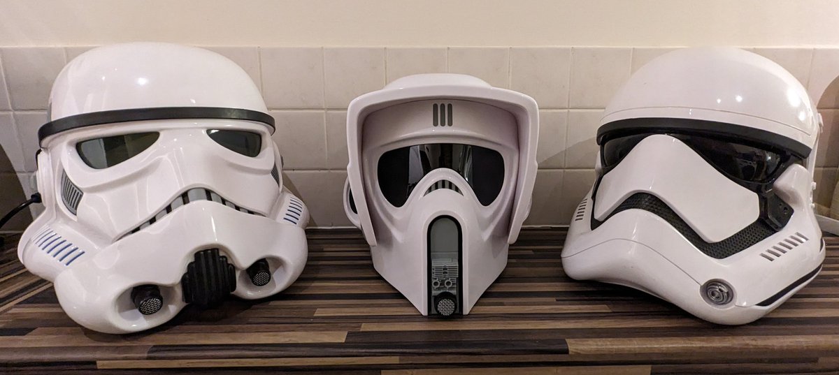 BenShoesmith1's tweet photo. The holy trilogy, fully geeked out #StarWars #stormtrooper #tk421 #bikerscout @MarkHamill https://t.co/vnYwOzKmOC