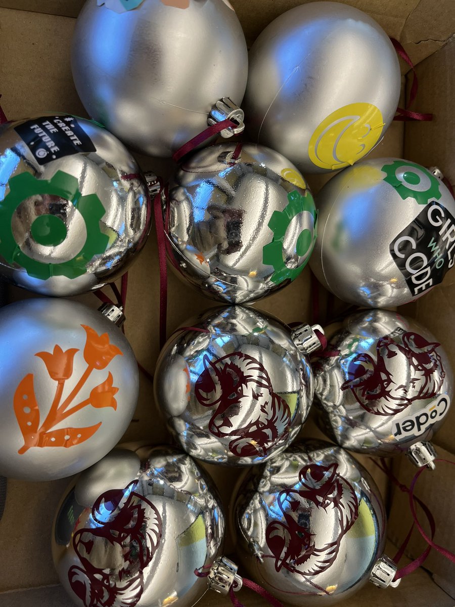 Used <a href="/cricut/">Cricut</a> machine to craft up some Rams ornaments with <a href="/GirlsWhoCode/">Girls Who Code</a> group. <a href="/NorthbridgePS/">NorthbridgePS</a> <a href="/MrsPH_nms/">SPalmer-Howes</a>