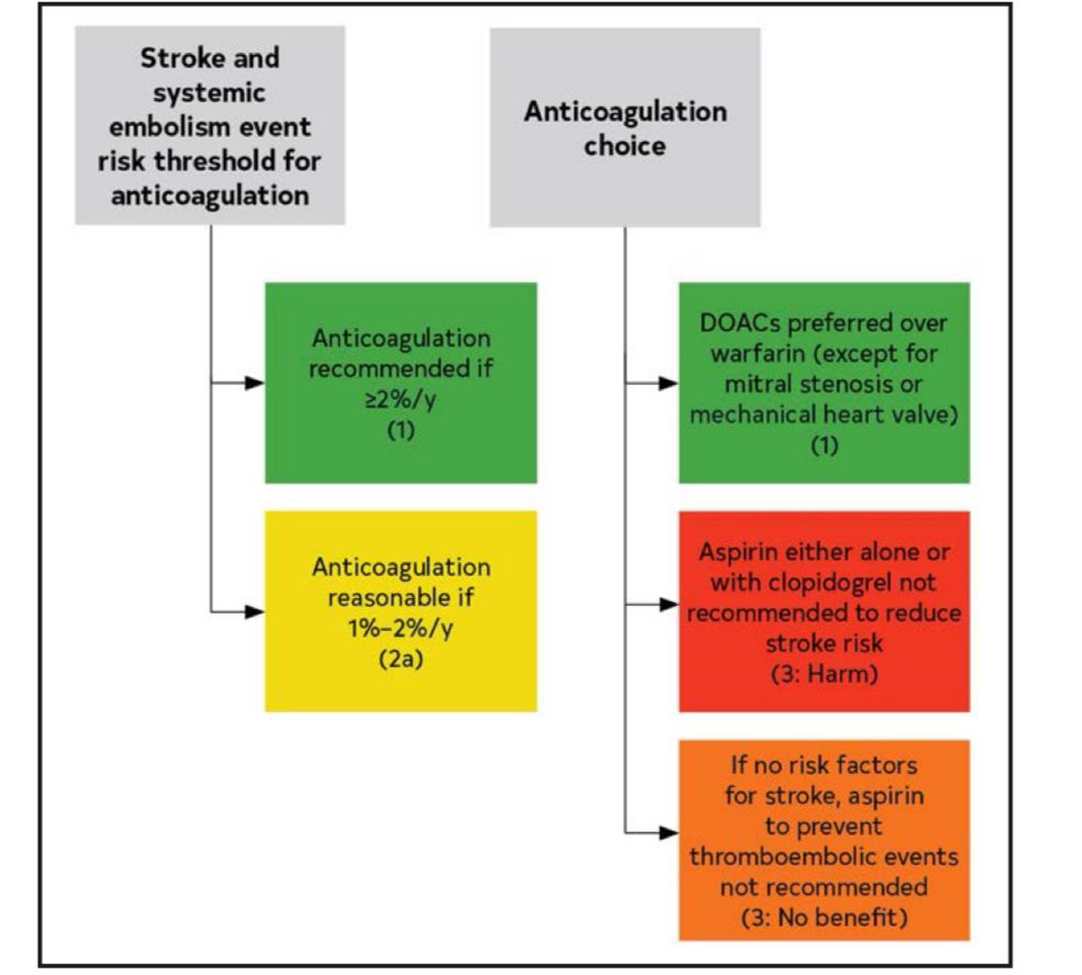 ⚠️⚠️2023 ACC/AHA/ACCP/HRS Guideline for the Diagnosis and Management of Atrial Fibrillation: @ACCinTouch @AHAScience 📥 ahajournals.org/doi/10.1161/CI… @secardiologia
