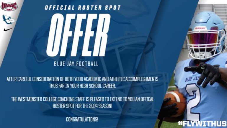 Mason Dempsey (@masondempsey79) on Twitter photo Blessed to receive my 8th offer from Westminster College. @ekern2 <a href="/CoachJanes/">Nick Janes</a> @WillBecker_ <a href="/6starfootballMO/">Six Star Football | MISSOURI</a> Blessed to receive my 8th offer from Westminster College. @ekern2 <a href="/CoachJanes/">Nick Janes</a> @WillBecker_ <a href="/6starfootballMO/">Six Star Football | MISSOURI</a>