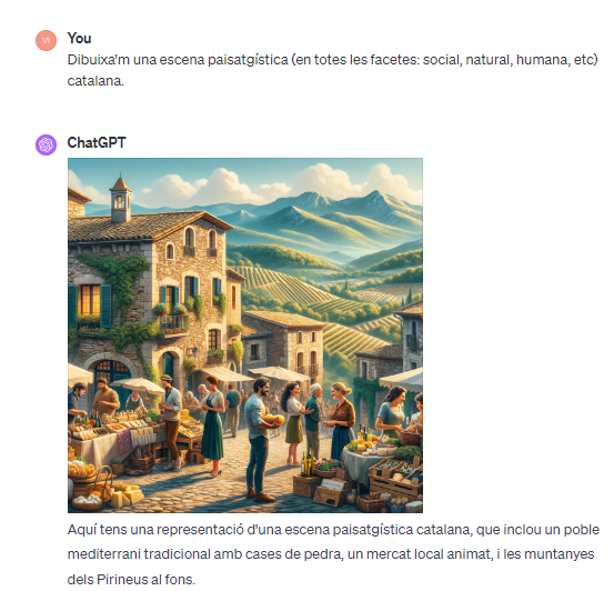 He fet arribar a la IA a l'essència absoluta de la catalanitat. Per cada RT postejo una imatge.

(els RT se me'n refoten molt, però no ho penjaré si se us en refot més encara a vosaltres)