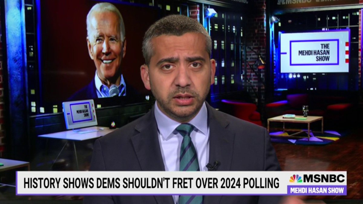 The fact that <a href="/MSNBC/">MSNBC</a> canceled Mehdi Hasan's show while the absolutely horrible Andrea Mitchell is still employed there is proof that they are not listening to their audience.

You may disagree with some of Medhi Hasan's positions, but you cannot disagree that he always came