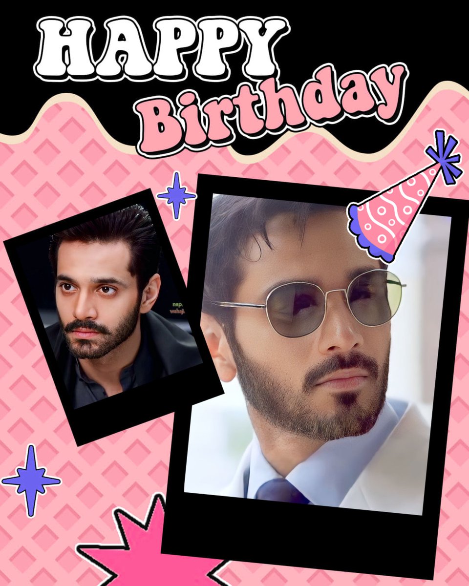 Happiest birthday to the moooost beautiful person of this planet 🥳🥞🎂
May Allah bless you with more happiness and more success ameen🤲🏻
HAPPY BIRTHDAY WAHAJ ALI

#WahajAli <a href="/iamwahajali/">WAHAJ ALI</a>