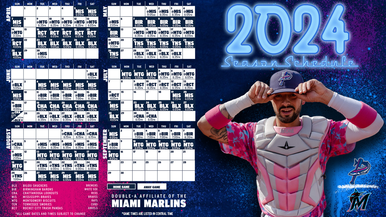 Pensacola Blue Wahoos 2025 Schedule Joete Madelin