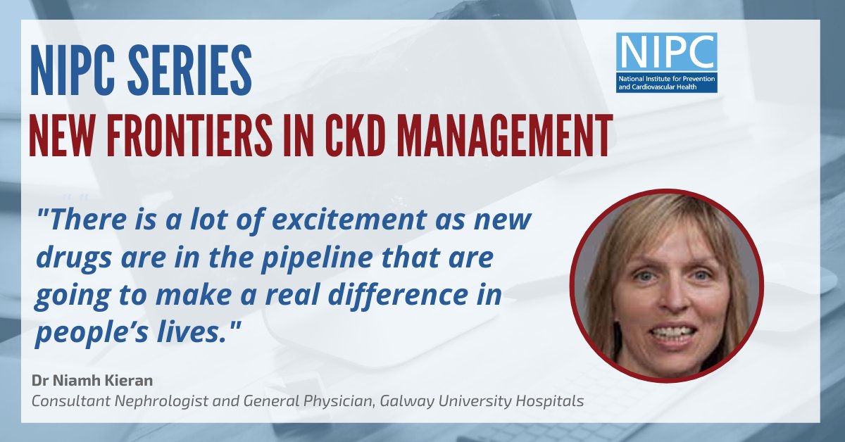 It's great to hear such positive insights from @kieran_niamh on the future treatments for #CKD and #CVD.