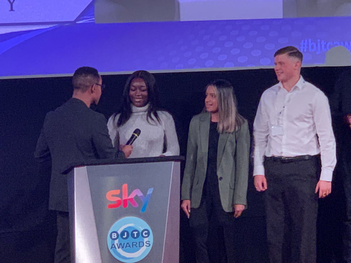 And when it all comes together - the news days. We couldn’t be more delighted to win @BJTC_UK award for Best TV Newsday. Congratulations to course leader @gailmellorsCBJ her partner in crime @JannahRobinson all the Techs, our guest editors & the STUDENTS! @TrentUni @ntuhum