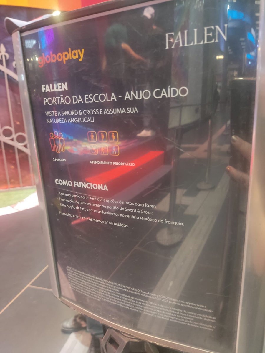 FYOscuros's tweet photo. Panel de @fallentvseries en Brasil, promocionado por @globoplay servicio de streaming brasileño en donde será estrada la serie en el pais sudamericano.
#FallenTV #OscurosTV https://t.co/J3YET3CxXL