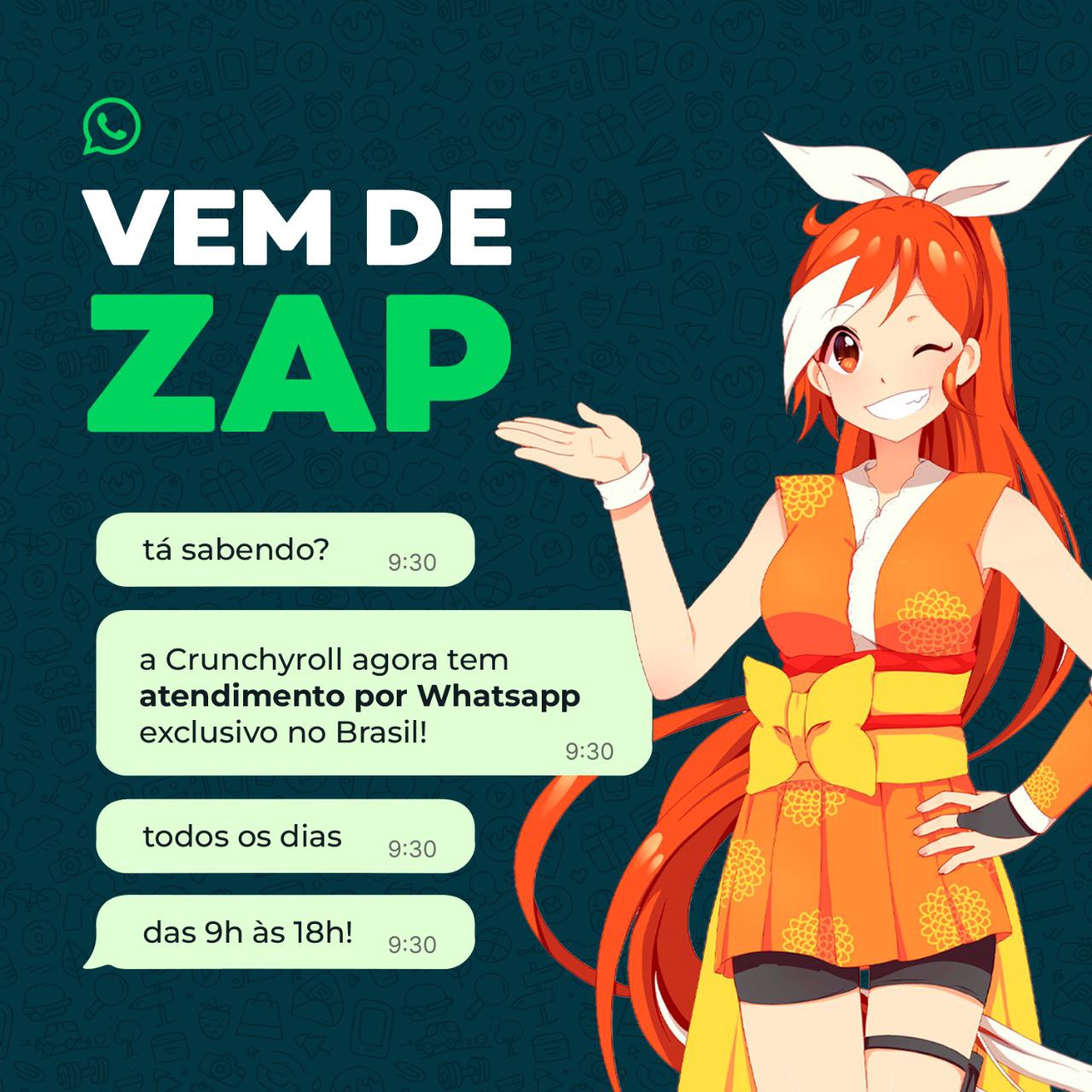 Crunchyroll Brasil ✨ on X: Ela só percebeu que você é uma
