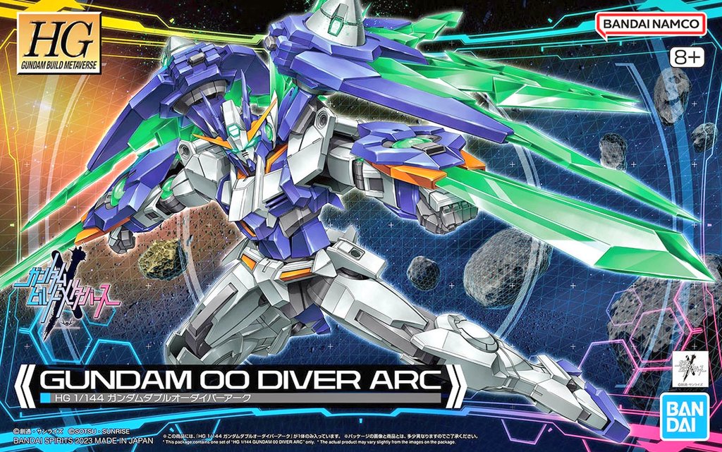 JosephH32149678's tweet image. #buildseries #BuildMetaverse 
#plamo_news #gunplatogether #gunpla  #g_bm  #水星の魔女 #ガンダム #ガンプラ
HG 00 Diver arc  
HG Plutine Gundam(includes ecopla mention) new boxarts,runners, and displays