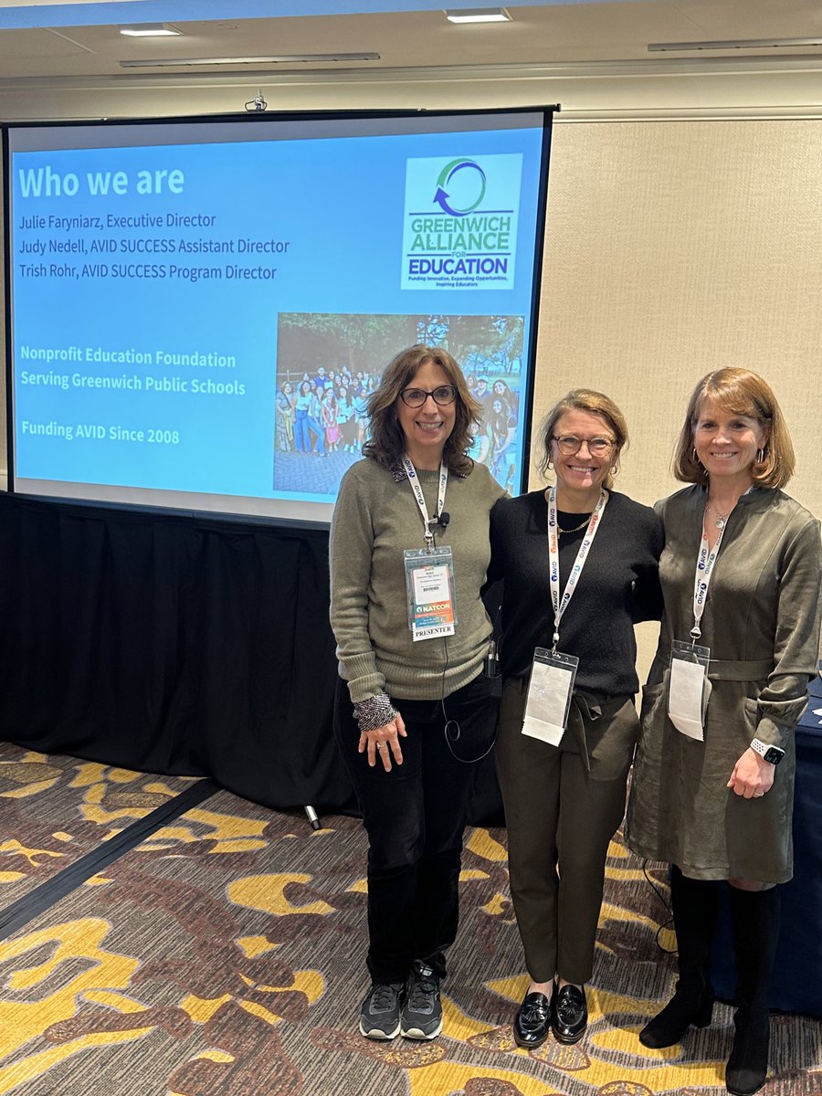 WMS Administration (@wmsadmin) on Twitter photo Our partners in AVID and education, <a href="/GAllianceforEd/">Greenwich Alliance for Education</a>, presenting at the AVID National Conference! We are very lucky to have these trailblazers in our community! Our partners in AVID and education, <a href="/GAllianceforEd/">Greenwich Alliance for Education</a>, presenting at the AVID National Conference! We are very lucky to have these trailblazers in our community!