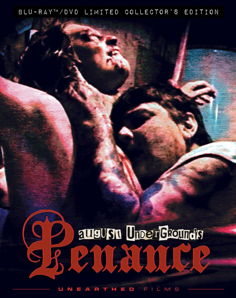 severedcinema's tweet photo. 'August Underground's Penance' various Blu-ray artwork from Unearthed Films. #horror #augustunderground https://t.co/JF3F22b7X7