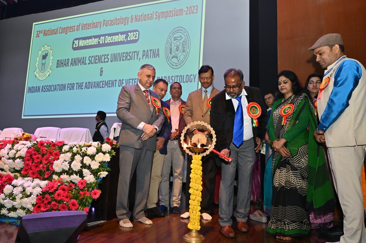 basupatna's tweet photo. University had the honour of hosting the 32nd National Congress of Veterinary Parasitology and the National Symposium on "Sustainable Control of Parasitic Diseases for Improved Productivity of Livestock in Current Scenario" Inaugurated on Wednesday, the 29th of November, 2023. https://t.co/KL5MU5hZaf