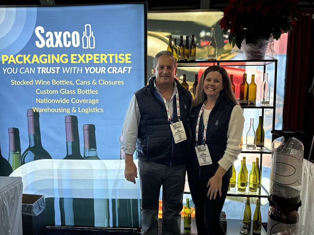 Have you had a chance to stop by our booth at #WINExpo23? Let's discuss your wine packaging needs and get you entered to win a $100 gift card!

#Saxco #WinePackaging #PackagingSolutions