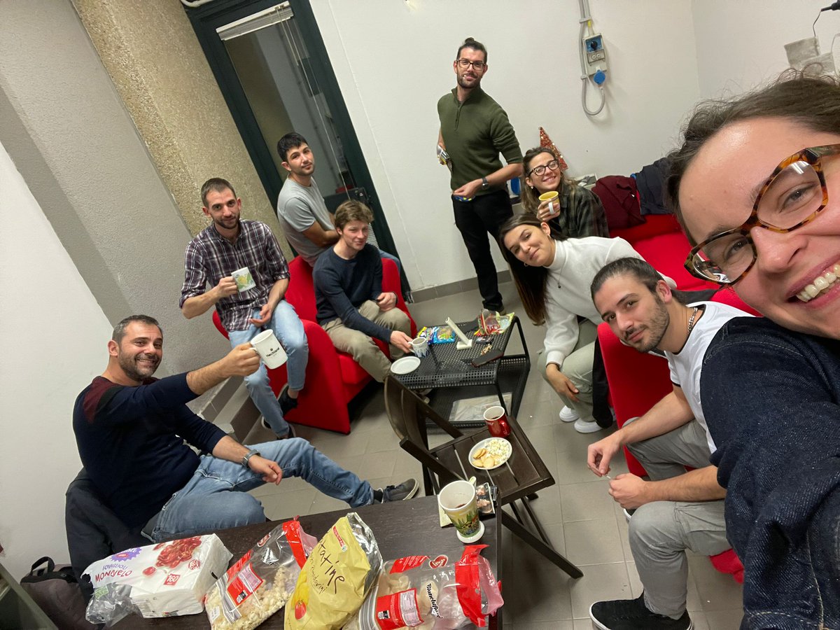 GroupSecci's tweet image. Here we are with another brilliant idea from @ladolcevik  who today prepared vin broule&apos; for the whole laboratory... despite the 22°C in Cagliari.. Definitely worth repeating.. love you guys