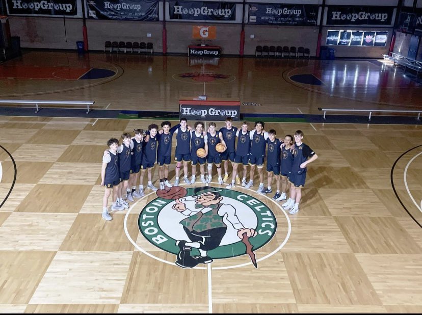 Stopped by Hoop Group for practice on our way NYC