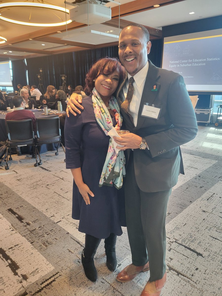 This rock of education has transformed the landscape of education from cradle to college. So fortunately blessed to know and learn from the iconic @ImpactGreater. You still embed and instill the purest form of a true calling within education! @JHUeducation #suburbanUrban 🖤🤎