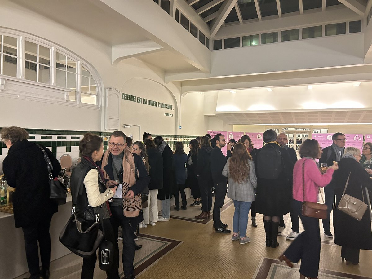 ESS_France's tweet photo. ♎️ Conclusion commune de @jsaddierESS et @FatimaBellaredj, avant de profiter d’un temps de convivialité et d’échanges autour de l’exposition #MatrimoineESS ! https://t.co/CsghrZlYga