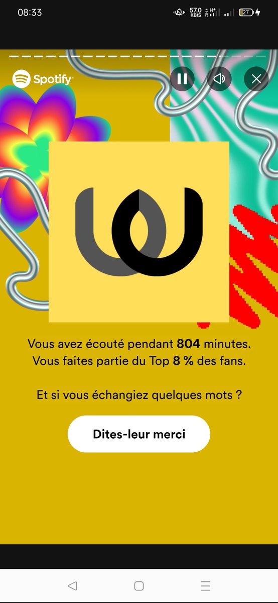 Du coup y a bel et bien des gens qui vous écoutent sur Spotify les gars