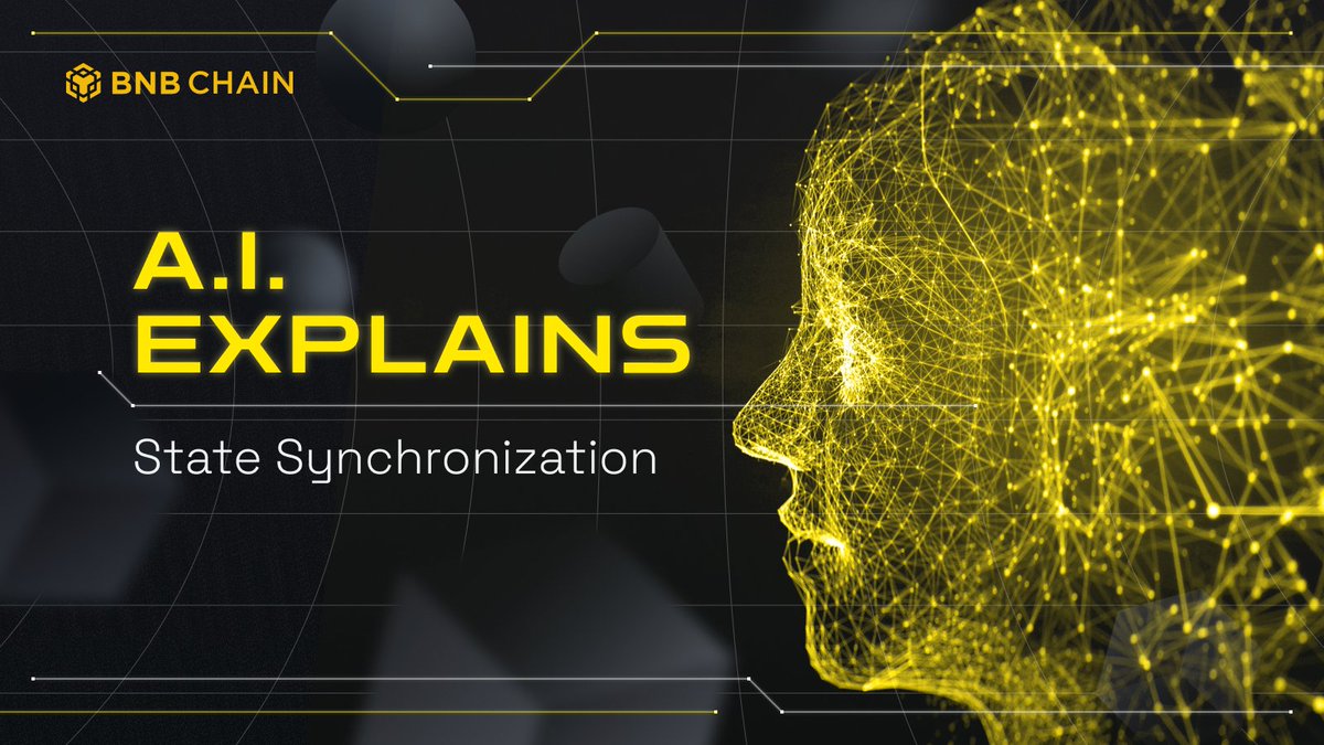 BNBCHAIN's tweet photo. We asked @Chain_GPT's A.I to explain State Synchronization:

"State synchronization is a real-time update for all participants. It ensures that everyone sees the same data at the same time, like a shared digital reality. No more outdated info!"

How would you add to this? 🤔 https://t.co/w9ggwapUQ6