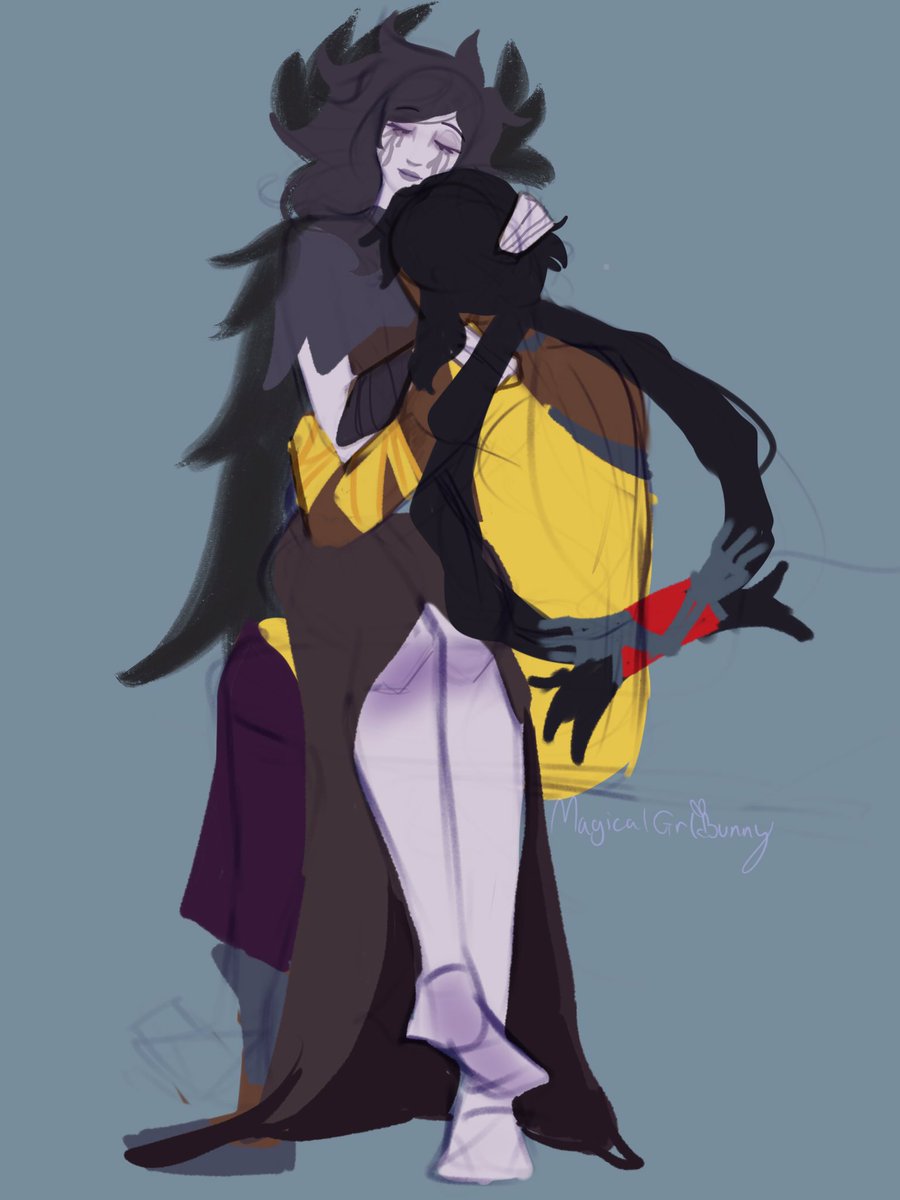 MagicalGrlBunny's tweet photo. Morgana helping Nilah rest 😌

#LeagueOfLegends #ArtofLegends #morgana #Nilah #leagueOfArt #artofruneterra #LegendsOfRuneterra https://t.co/rZfjKMnnaI