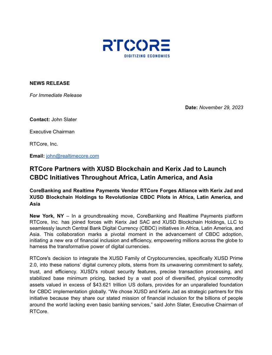 XUSD Blockchain Holdings tweet media