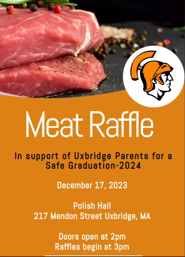 Come out and support PSG 2024 at the Meat Raffle on 12/17 at the Polish Hall in Uxbridge. Doors open at 2pm, Raffles begin at 3pm.