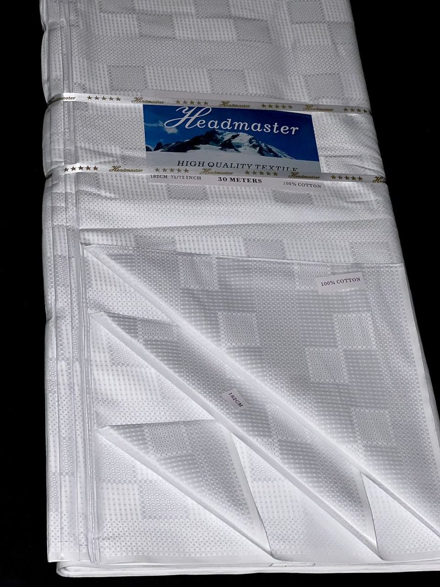 kori_kolo's tweet photo. Head master
All white 🔥 🔥🔥
Available @ 4500 PY from 1/33 yards
Location:kano kwari market
09067181910.
Retweet please https://t.co/vosnRa023H