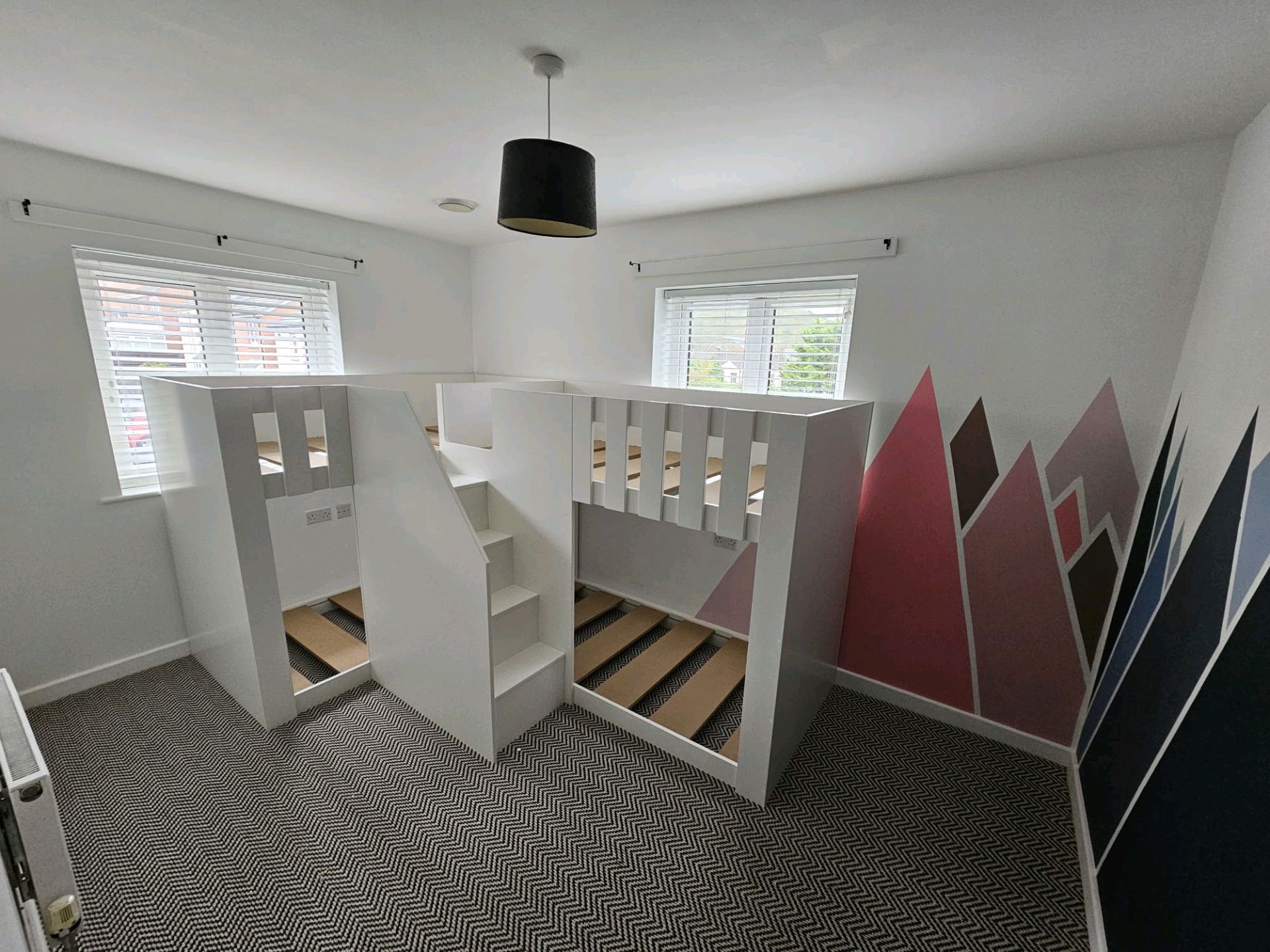 Bunk bed 2024 over stair box