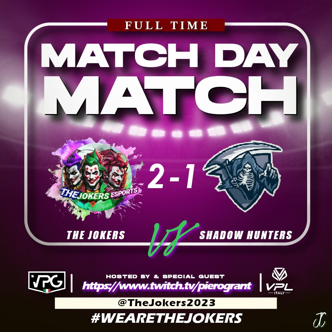 🏆 <a href="/VPLItaly/">VPL Italy 🇮🇹</a>  28/11/23
            Vs <a href="/ShadowhuntersTV/">Shadowhunters</a> 

         ⚽ <a href="/Nonziodg/">androide</a>  X1
                 <a href="/ACBigBoss1/">AC_Big_Boss</a>  X1
          👟  <a href="/ACBigBoss1/">AC_Big_Boss</a>  X1
                  <a href="/umbe__98/">Umbe X</a>  X1