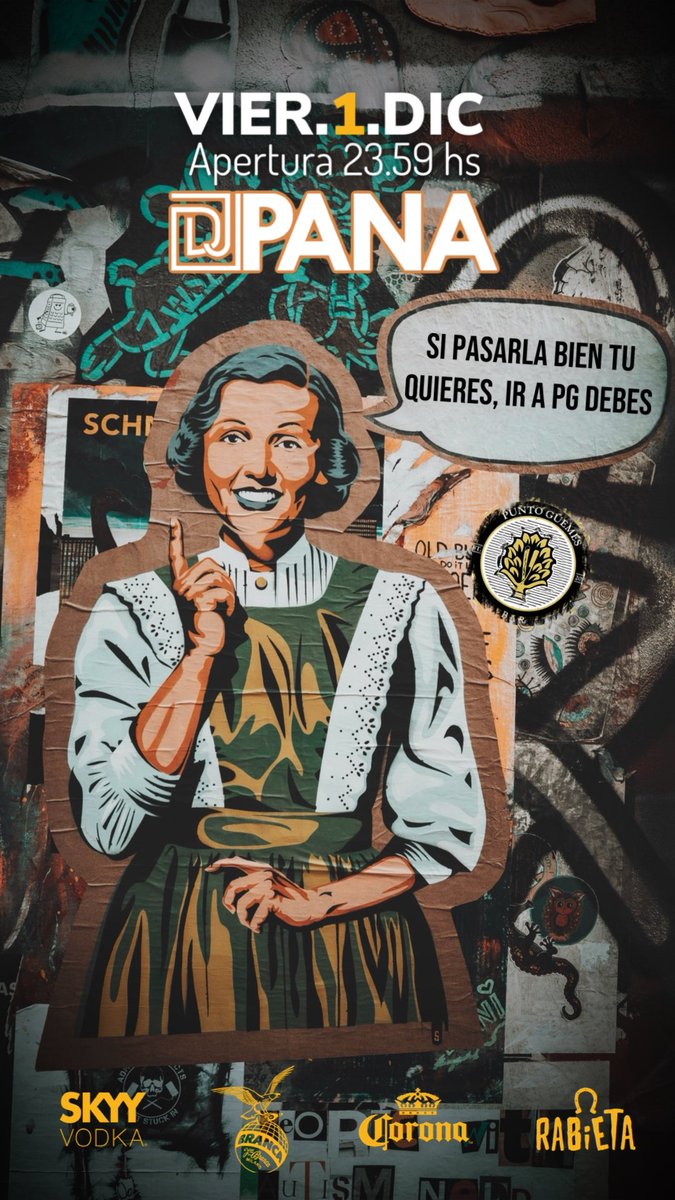 VIERNES VIERNES VIERNES VIERNES 
De <a href="/puntoguemes/">Punto Güemes</a> 🤝🏼🤝🏼🤝🏼🤝🏼🤝🏼
Nos vemos mañana 📍
DJ <a href="/djpanaok/">PANA</a>