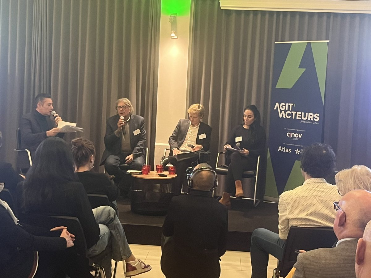 Passionnant débat prospectif organisé par la @FederationCinov, autour de #transition énergétique et de la transition écologique. Ce thème est au coeur de nos missions et il est essentiel pour nous d’être en prise avec les scenarii que proposent les experts à l’horizon 2050.