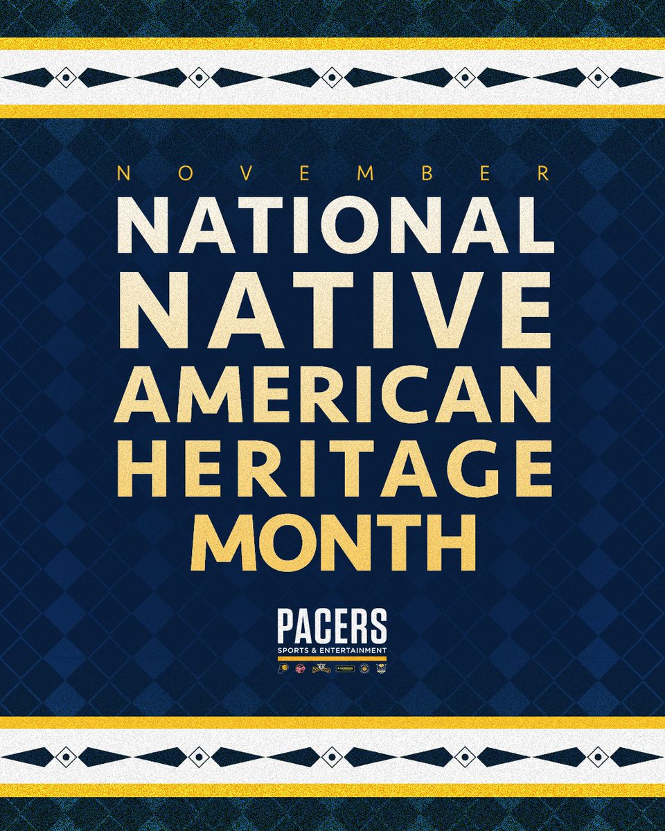PacersSportsEnt's tweet photo. November is National Native American Heritage Month

Grateful for Erin Oliver, Notre Dame AVP for Institutional Equity &amp; Tribal Council Member + @TheMadAnts Coach Justin Wetzel, an enrolled member of the Blackfeet Indian Tribe, for bringing their stories &amp; tradition to us today! https://t.co/BC8ikAit2a