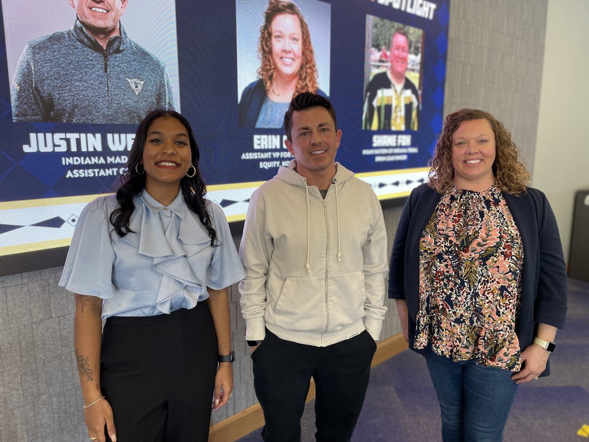 PacersSportsEnt's tweet photo. November is National Native American Heritage Month

Grateful for Erin Oliver, Notre Dame AVP for Institutional Equity &amp; Tribal Council Member + @TheMadAnts Coach Justin Wetzel, an enrolled member of the Blackfeet Indian Tribe, for bringing their stories &amp; tradition to us today! https://t.co/BC8ikAit2a