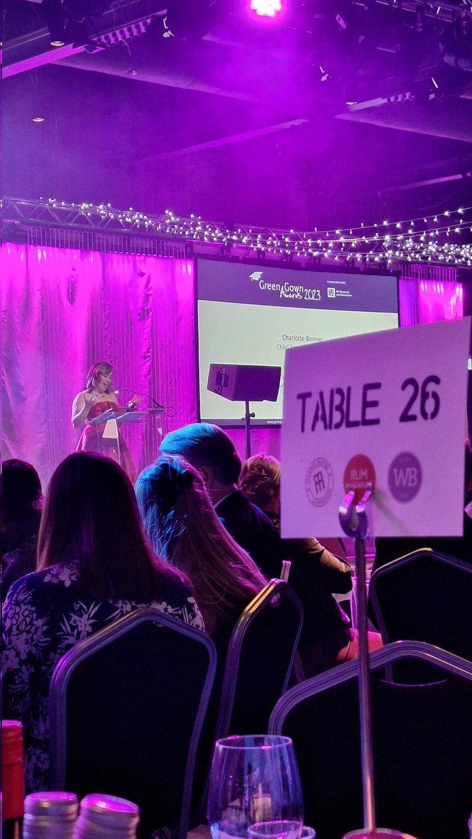 Great to be at the <a href="/greengowns/">Green Gown Awards</a> with <a href="/UoNSustain/">UoN Sustainability</a>