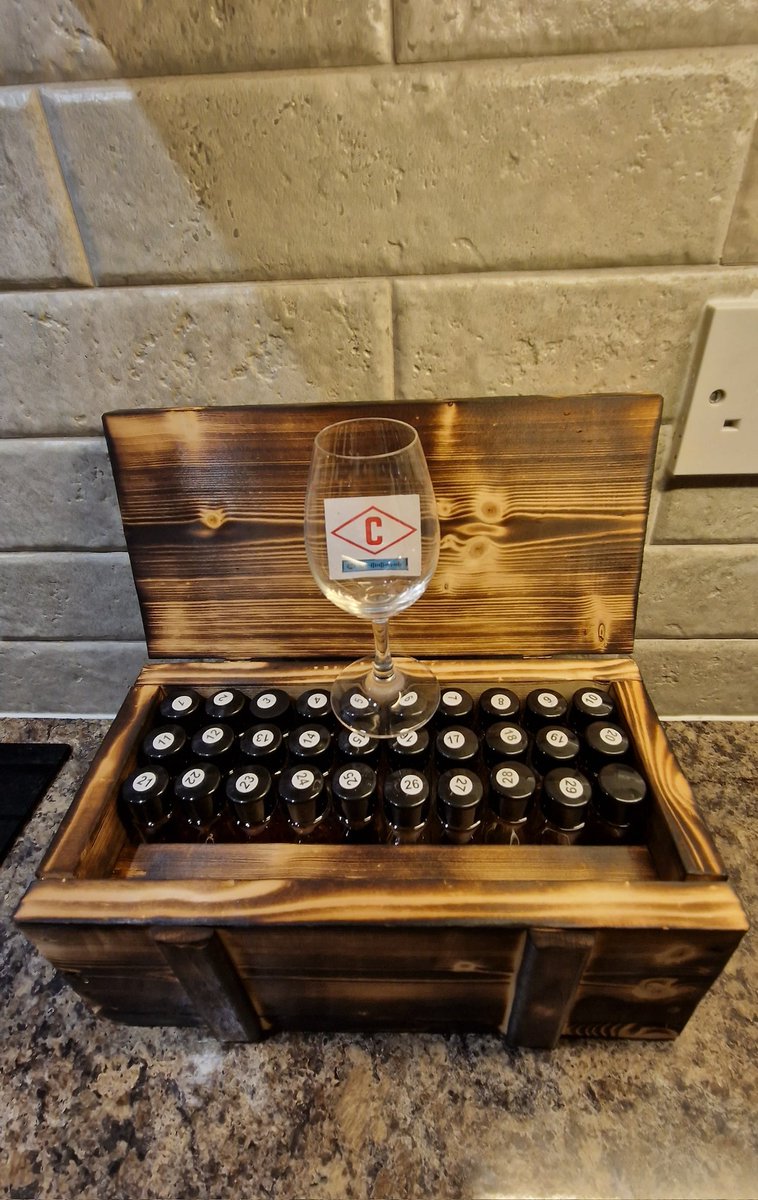 DanDrams's tweet photo. The 4th annual Whiskey Advent is upon us and it's bloody great to be part of it. 

All credit to this year's captain @paulcozz for crafting the greatest sample vessel I've ever seen.

Here's to another great year with great people and great craic.

#nobodysofIrishwhiskey https://t.co/fBp5pqqM1Y