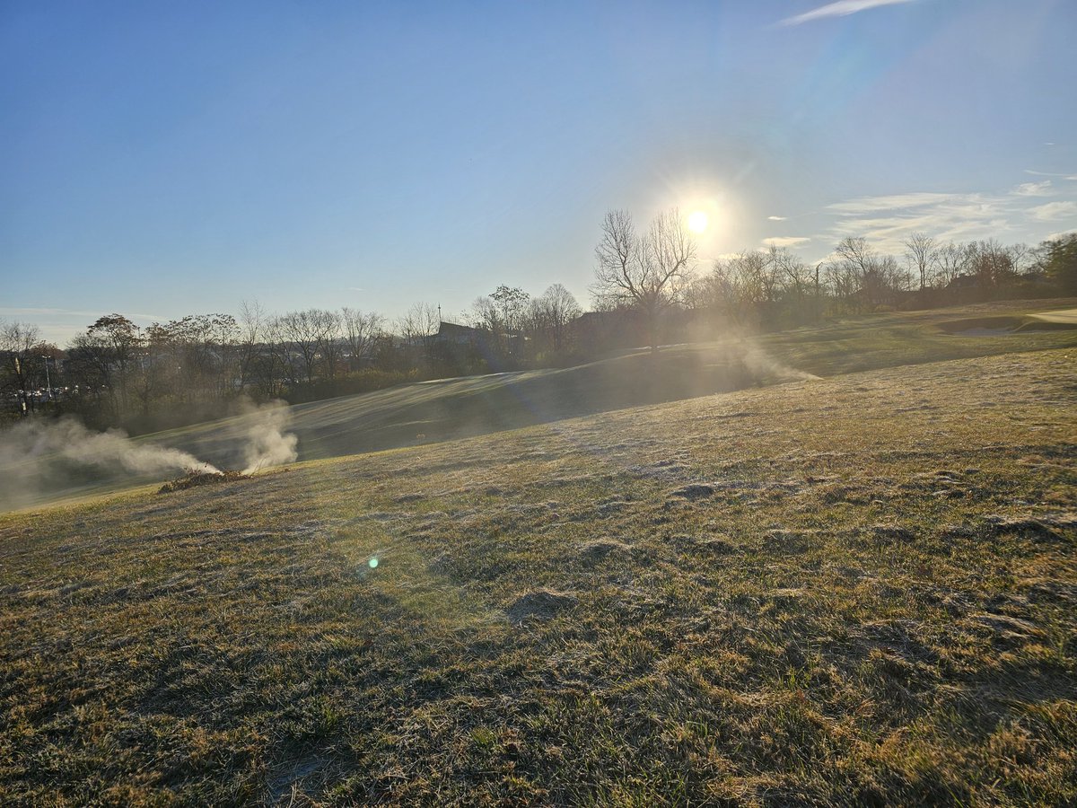 Sunrise blowout with @makturf   #40psi.  Great weather in Cincy today!!!