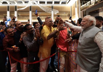 People raised Modi-Modi slogans