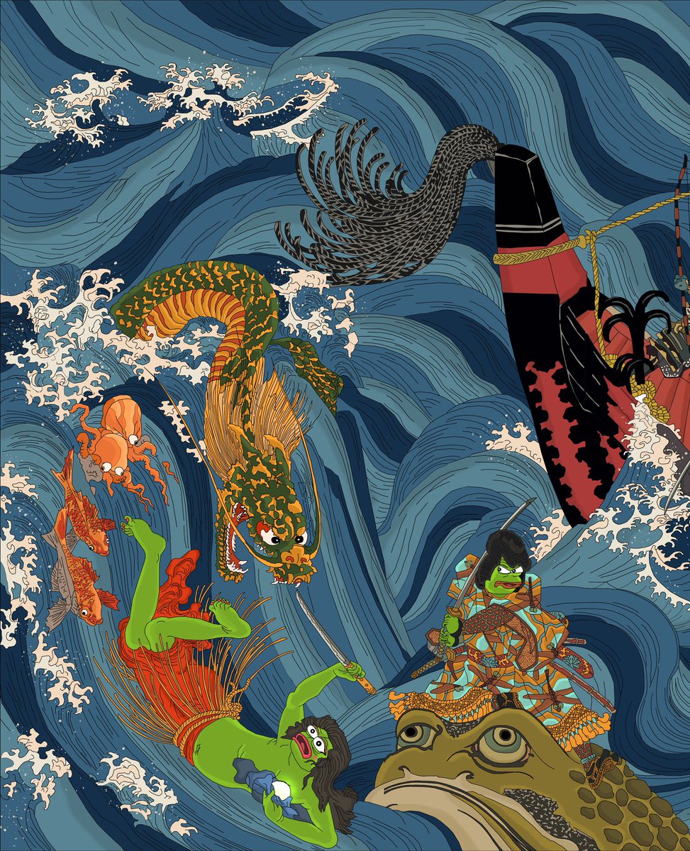 My first nft work in process... 🐸💚🎎🎏🎐

#pepe #frog #FrogFam #pepethefrog #nft #NFTartist #nfts #NFTCommmunity #NFTProject #NFT #NFTCollection #FoundationNFT #foundation #NFTFam #nftcollector #NFTdrop   #pepefrog