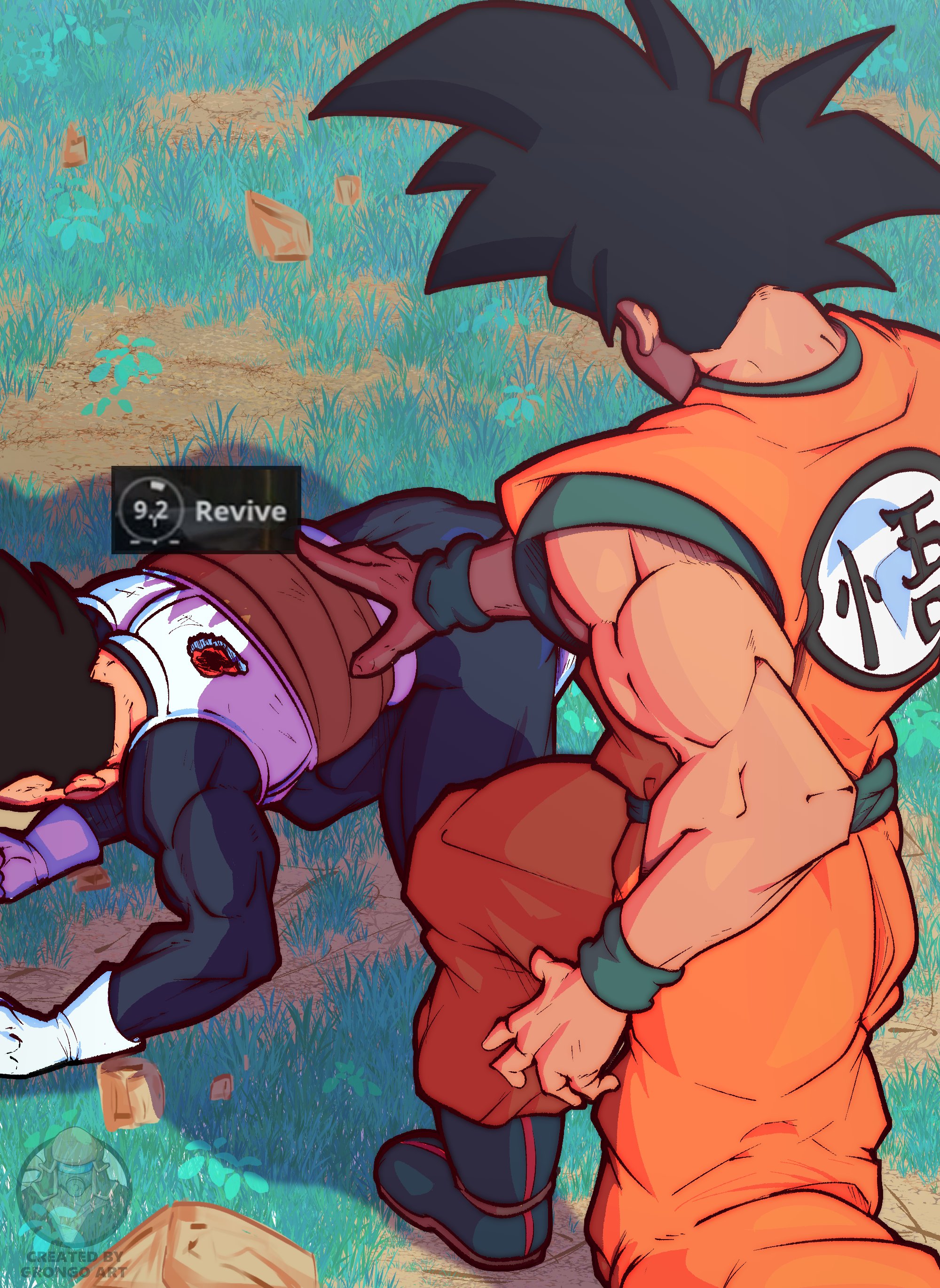 son goku and son goku (dragon ball and 1 more) drawn by ommmyoh