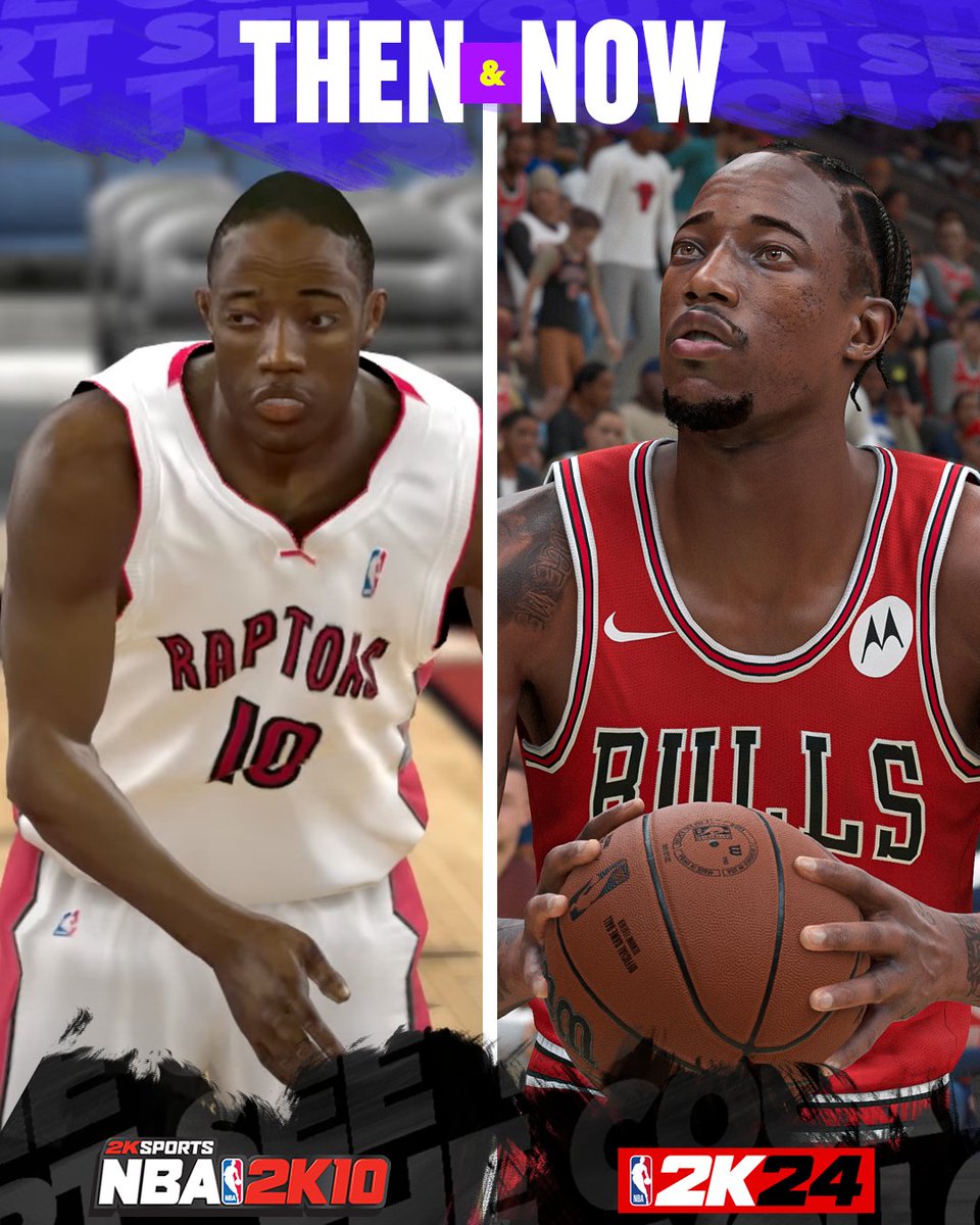 NBA2K's tweet photo. From their first apperance in 2K to now 🤯 

#25Yearsof2K https://t.co/BDO7YAzwgU