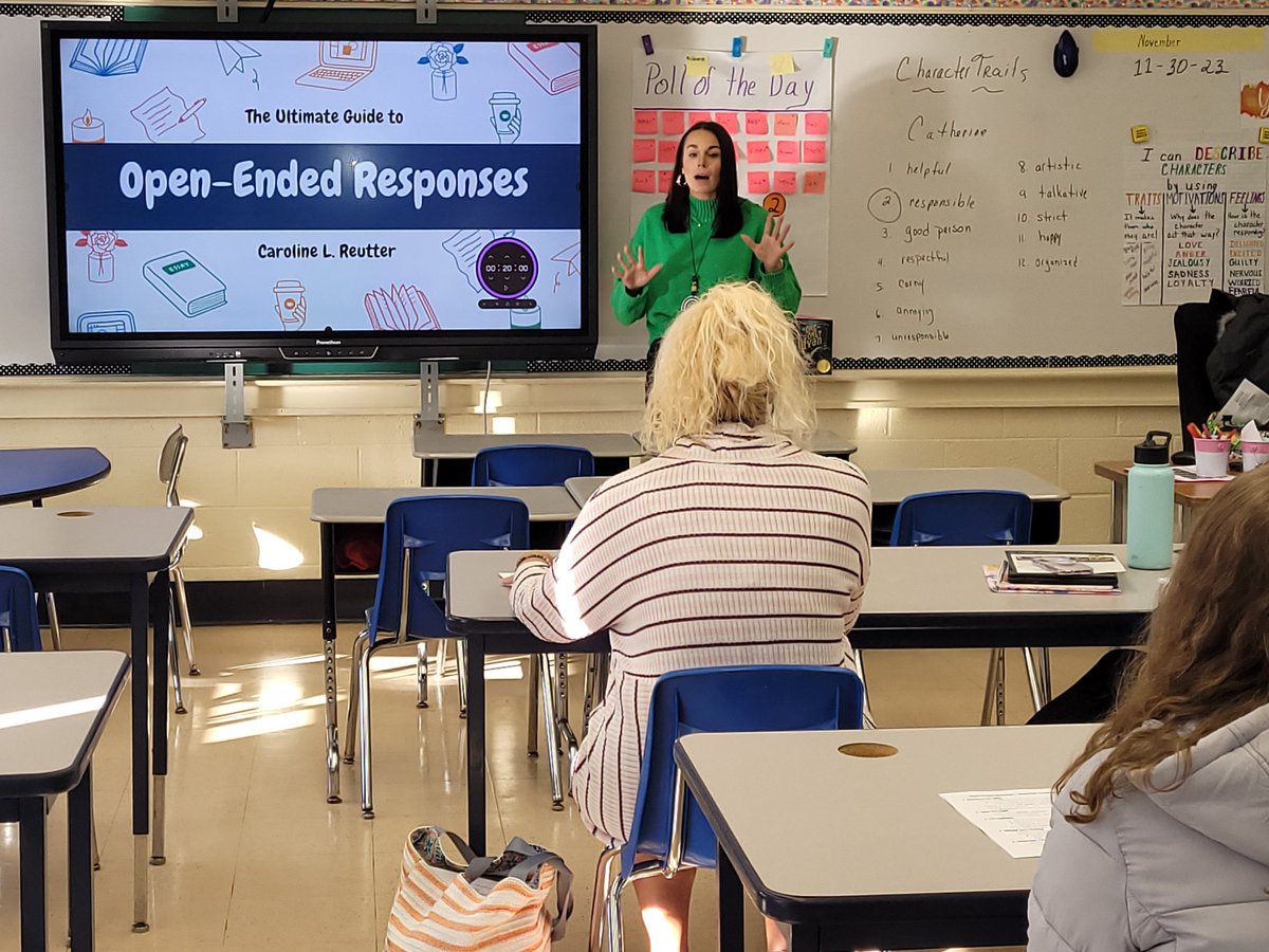 Thank you to our ELA Team Leaders for their faculty meeting presentation this afternoon on enhancing writing prompts in non-ELA classrooms.  #reutterrocks <a href="/franklintwpsch/">Franklin Twp Schools</a> <a href="/Miss_Kievit/">Brielle Kievit</a>