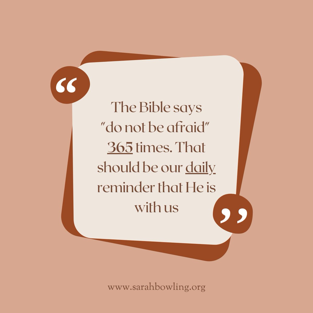 sarahbowling's tweet photo. 365 reminders that fear has no place in our journey because His presence is our constant companion. π
-
Share this with someone who needs to hear this in this season!
-
#DailyReminder #FaithOverFear #BibleWisdom #TrustInHim #FearNot #ChristianLiving #HeIsWithUsAlways https://t.co/GB954s4M80
