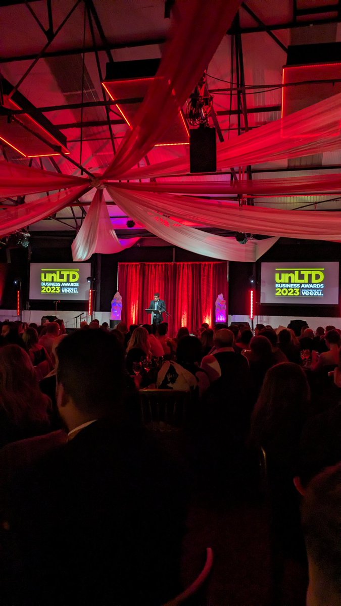 Out representing @TheDevAcademy at the <a href="/unLTDbusiness/">unLTD Business</a> awards.