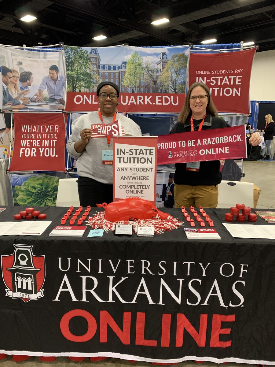 Our recruiter, Chrystal, and Christy Ralph, physical education instructor, proudly pose at the Texas Association for Health, Physical Education, Recreation, and Dance 100th Annual Convention in Fort Worth. #TXAHPERD