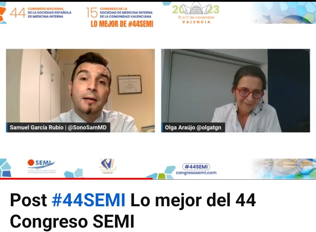 Sociedad_SEMI's tweet photo. 🚩Vuelve a ver el #PostSEMI de #44SEMI con los highlights del 44° Congreso Nacional de @Sociedad_SEMI-15° Congreso @SMI_CV en el
📺Canal de YouTube de SEMI:
https://t.co/uqekzr7Yxw
#PostSEMI #SEMITuit https://t.co/UJIPNBClXk