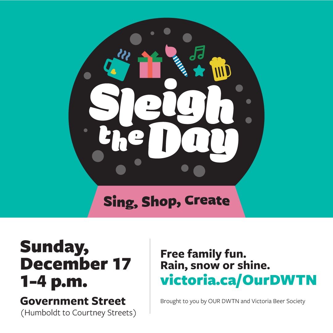 ❄️☃️🎁Join us at Sleigh the Day! Enjoy free craft-making, sing alongside carollers and shop for gifts from local artisans. 🍻We'll be there serving craft beer, hot chocolate and apple cider! ⁠ 🛍️Become a vendor: victoriabeersociety.com/sleigh-the-day… #VicBeerSociety #VBS #CraftBeer #YYJEvents